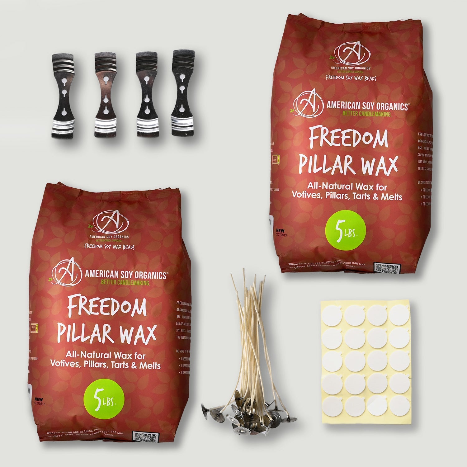 Better Candlemaking Kit - Freedom Pillar Soy Wax