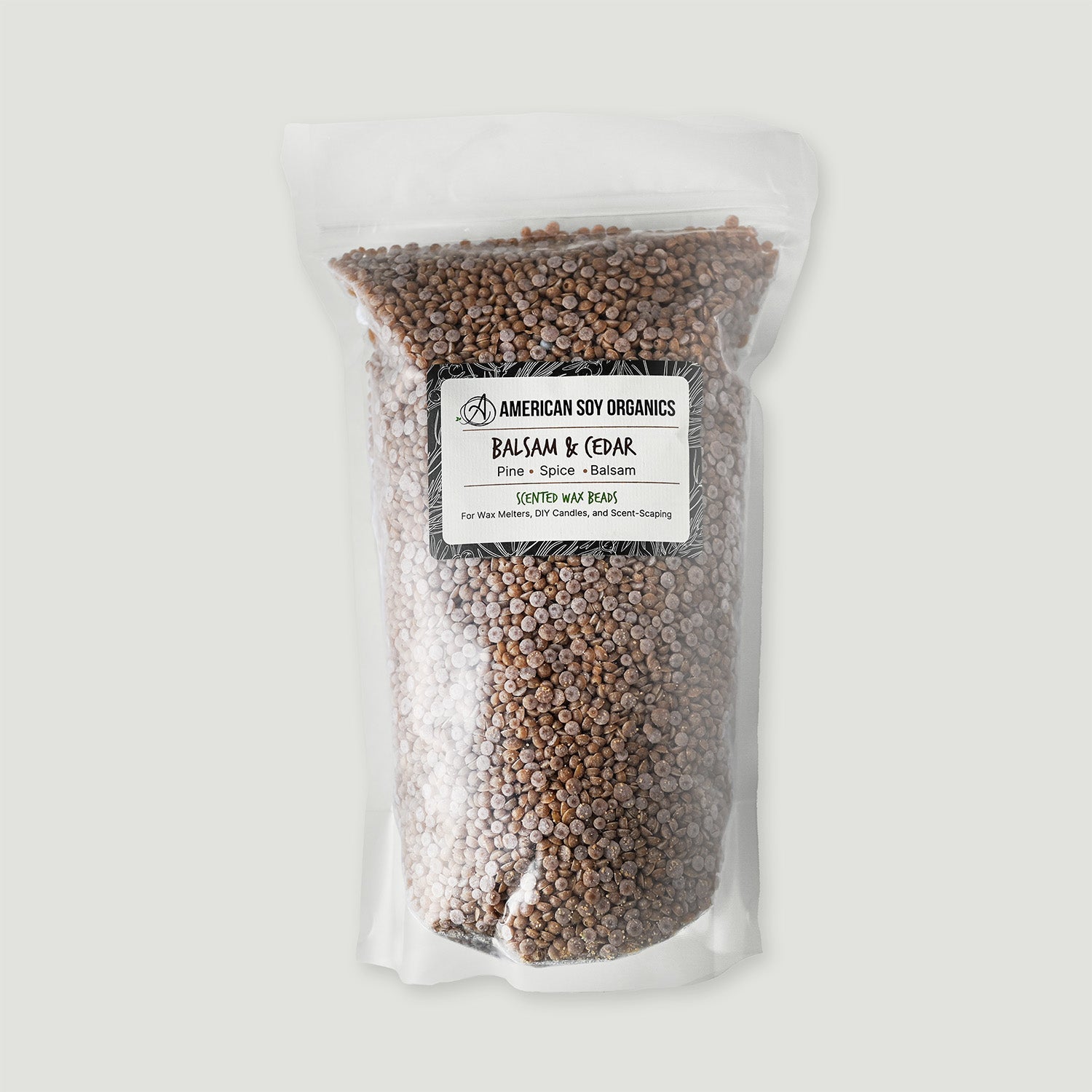 Balsam and Cedar Scented Soy Beads