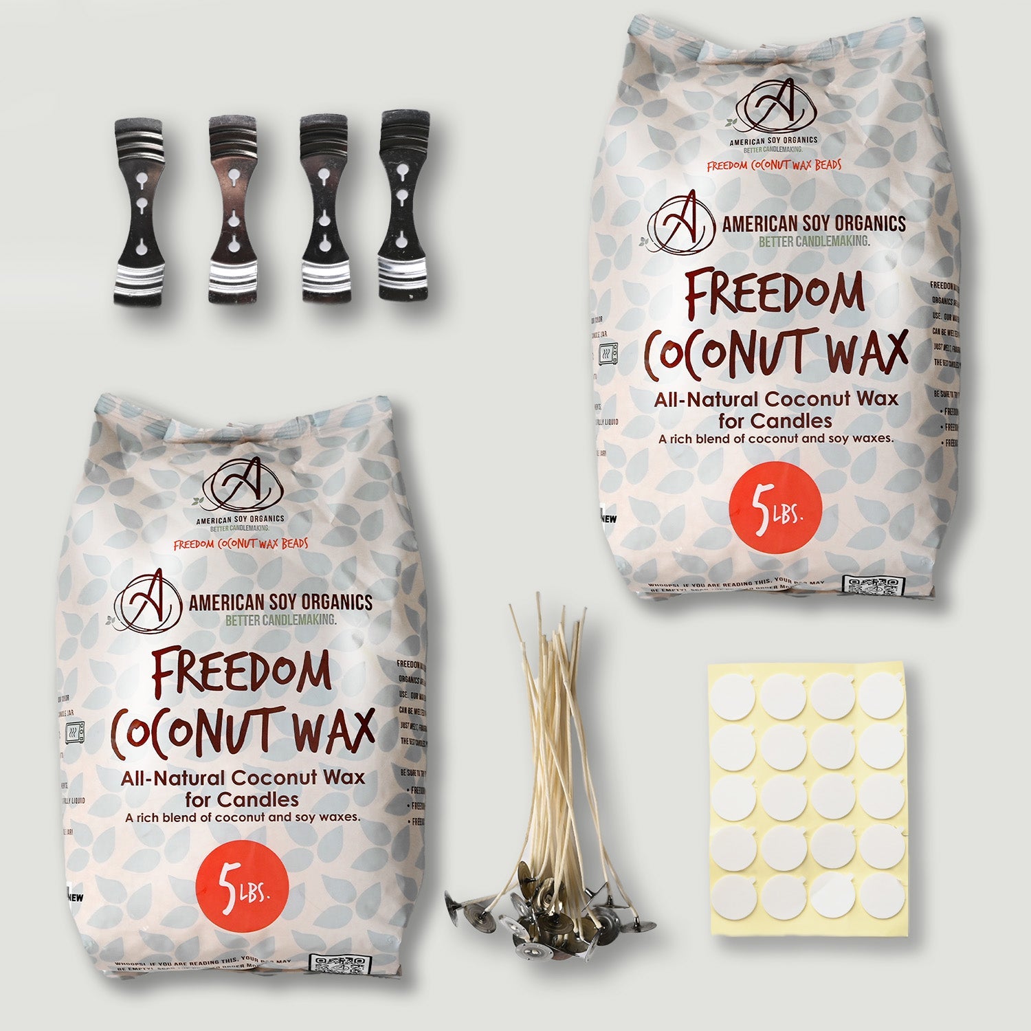 Better Candlemaking Kit - Freedom Coconut Soy Wax