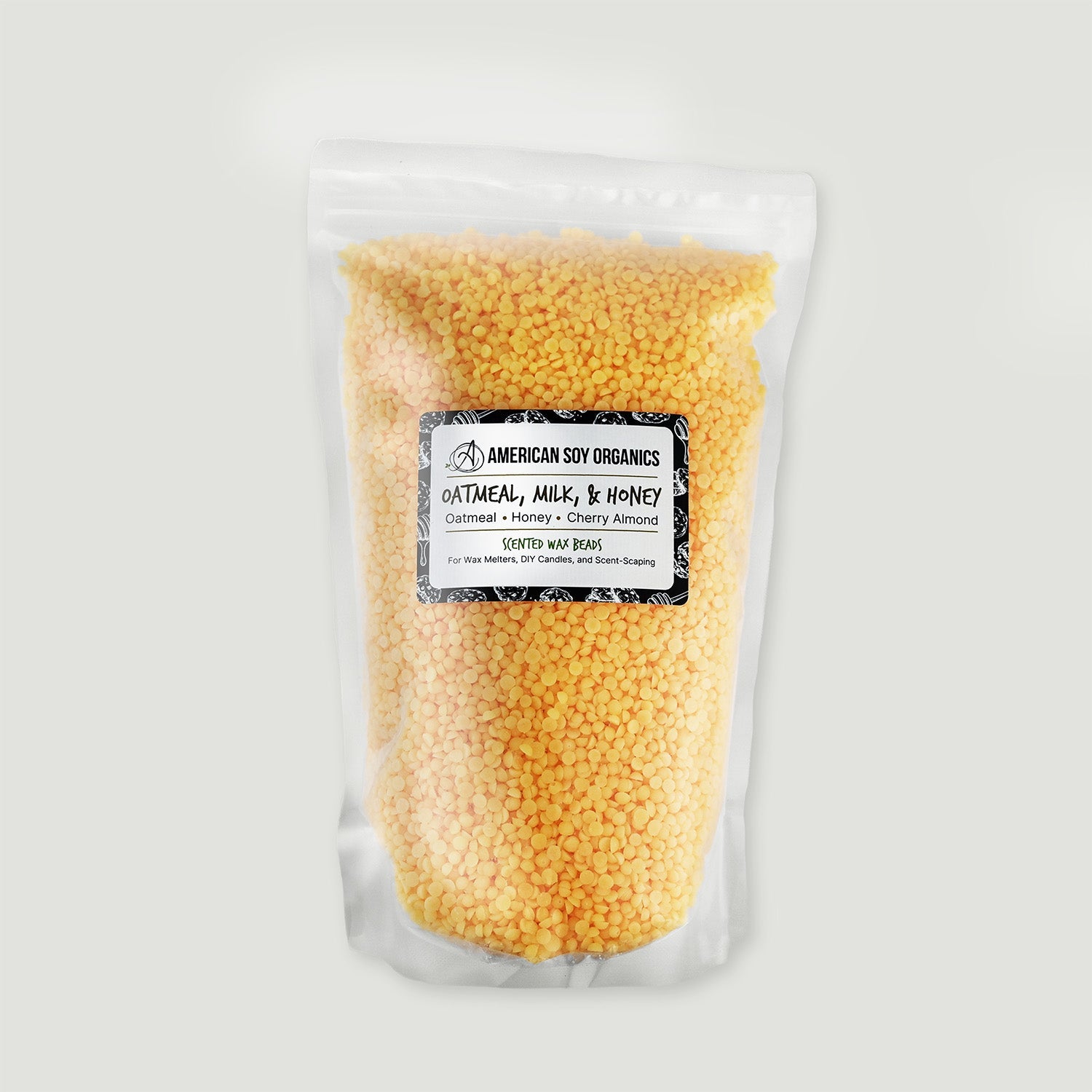 Oatmeal, Milk, and Honey Scented Soy Beads