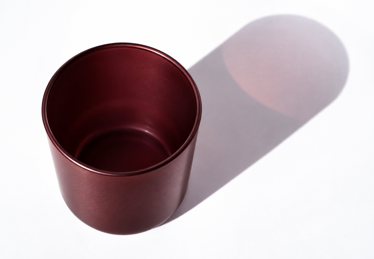 Plum Shimmer Opaque 15 oz Container